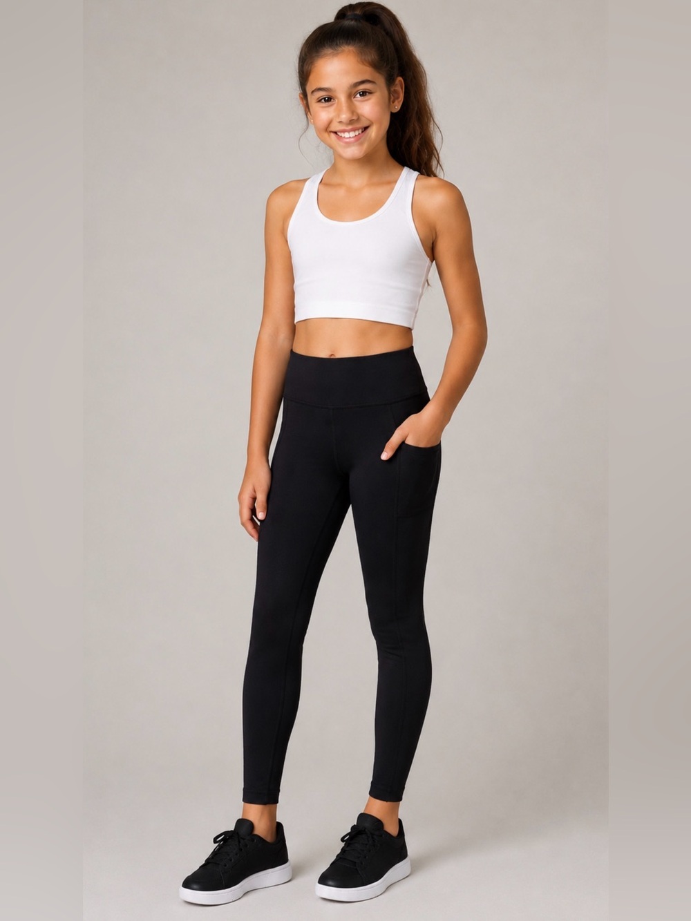 Athleta Girl Black Active Leggings